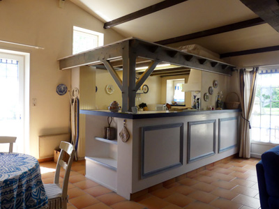 Well Equipped Kitchen at Le Cottage Bleu