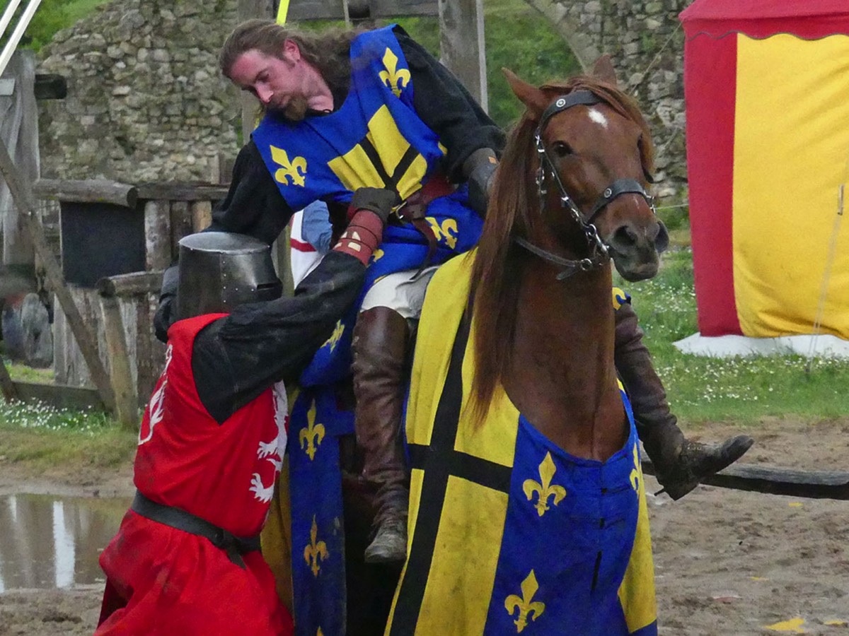 Medieval Re-enactment at the Chateau de Tiffauges