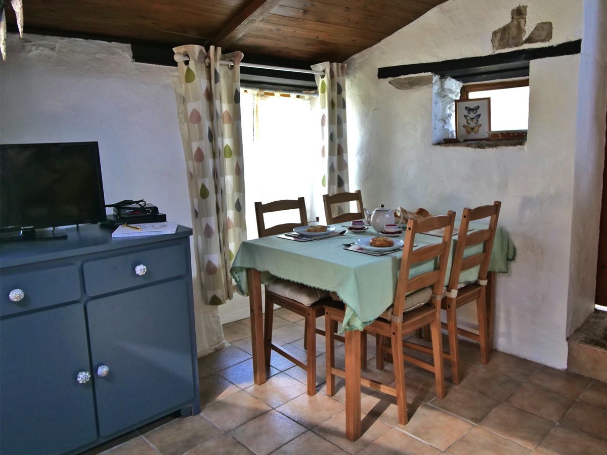 Dining table at Garden View Gite