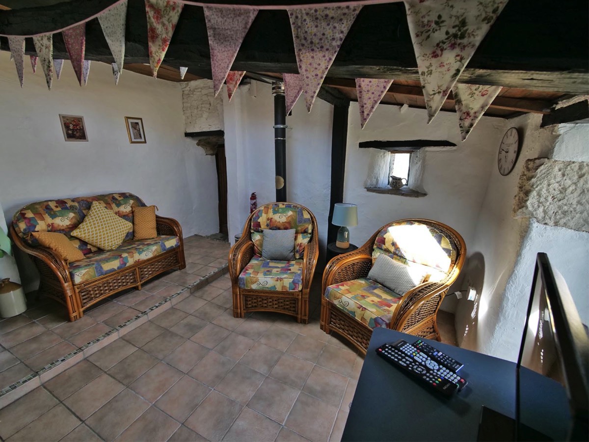 Lounge area at Garden View Gite