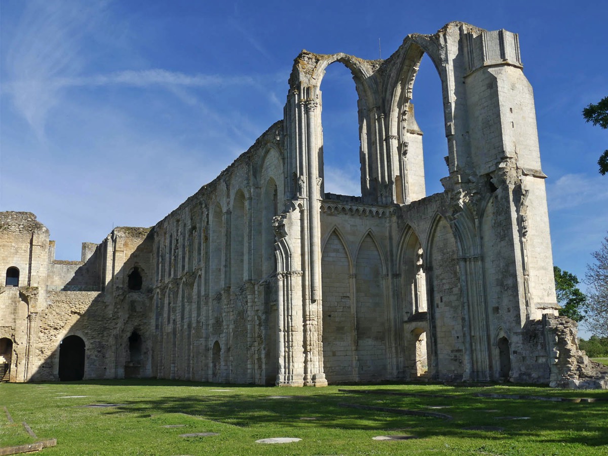 The Ruined Abbey at Maillezais