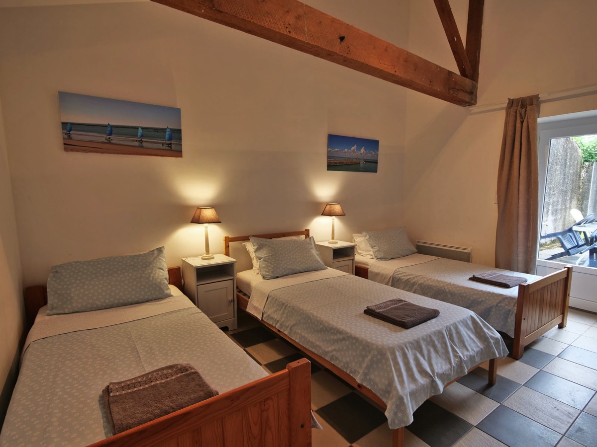 Triple Bedroom at Gite des Forges in Angles 