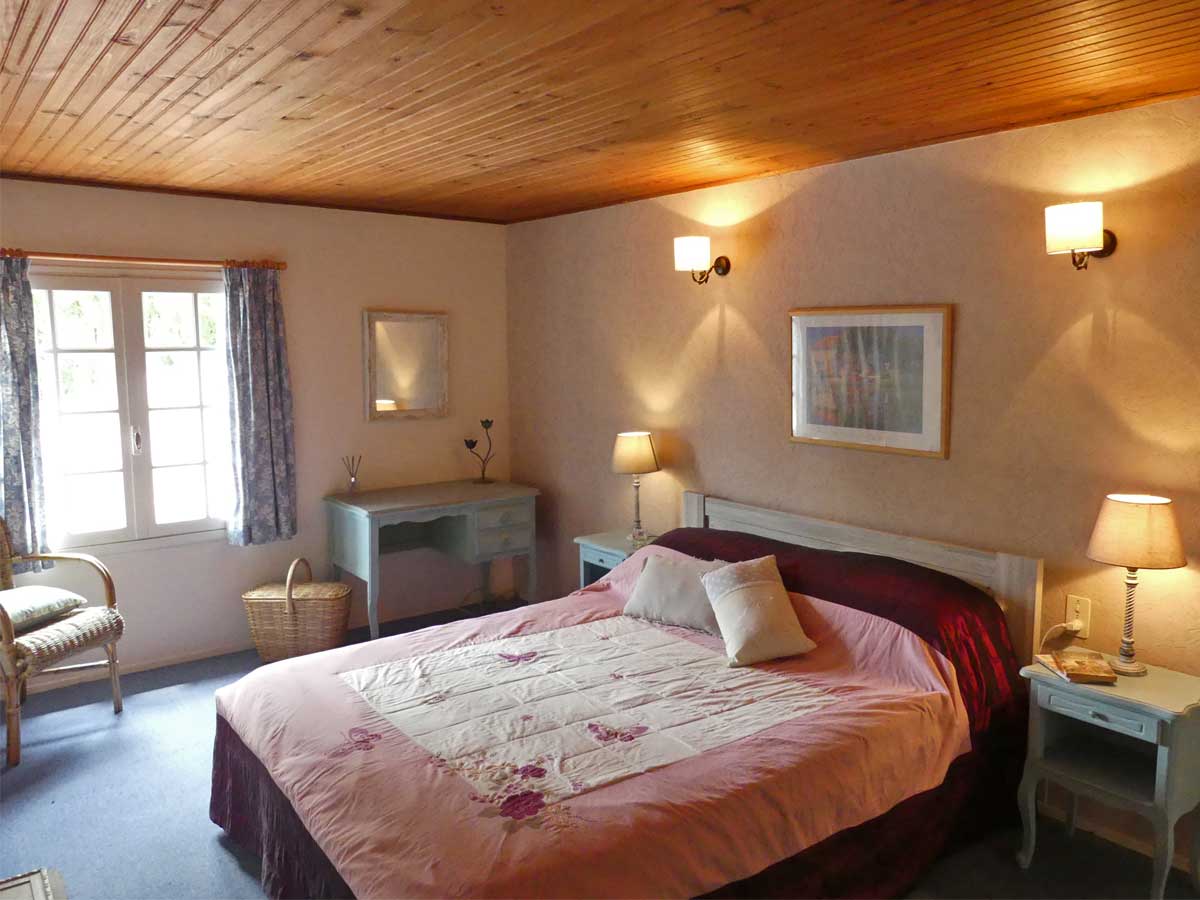 First Floor Double Bedroom at La Launiere Holiday Villa