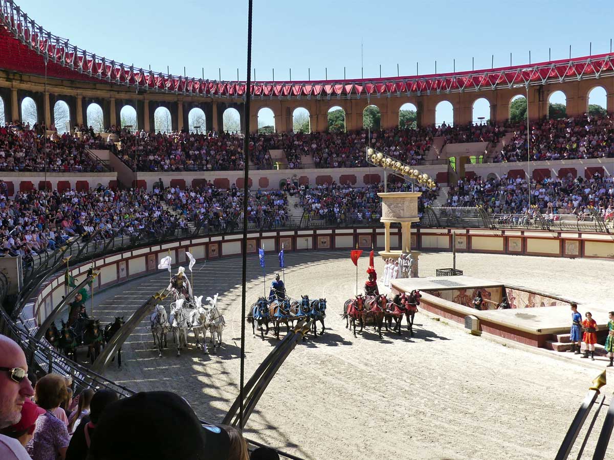 Gladiators at the Puy du Fou in Vendee