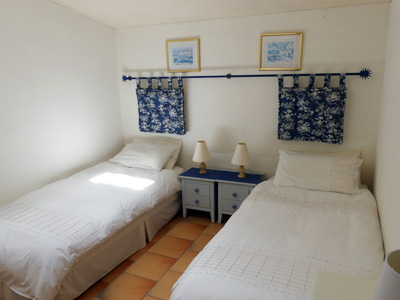Twin Bedroom at Le Cottage Bleu