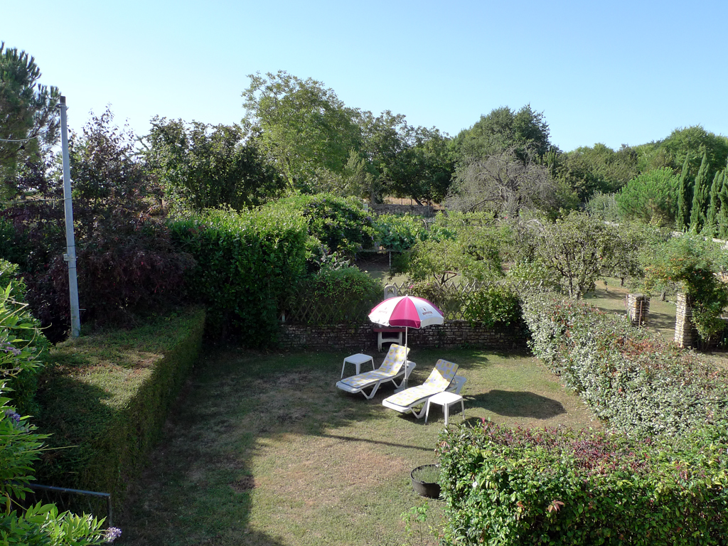Private Garden at Le Gite Tranquille