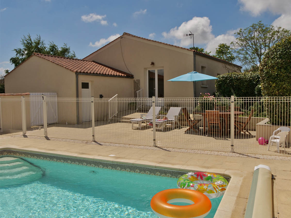 Relax by the Pool at the Petit Michelais Gite