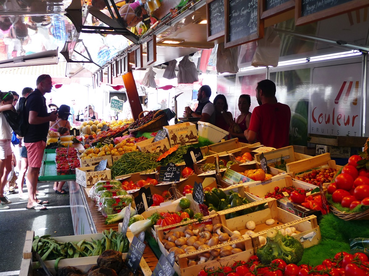 Colourful Market at La Faute sur Mer