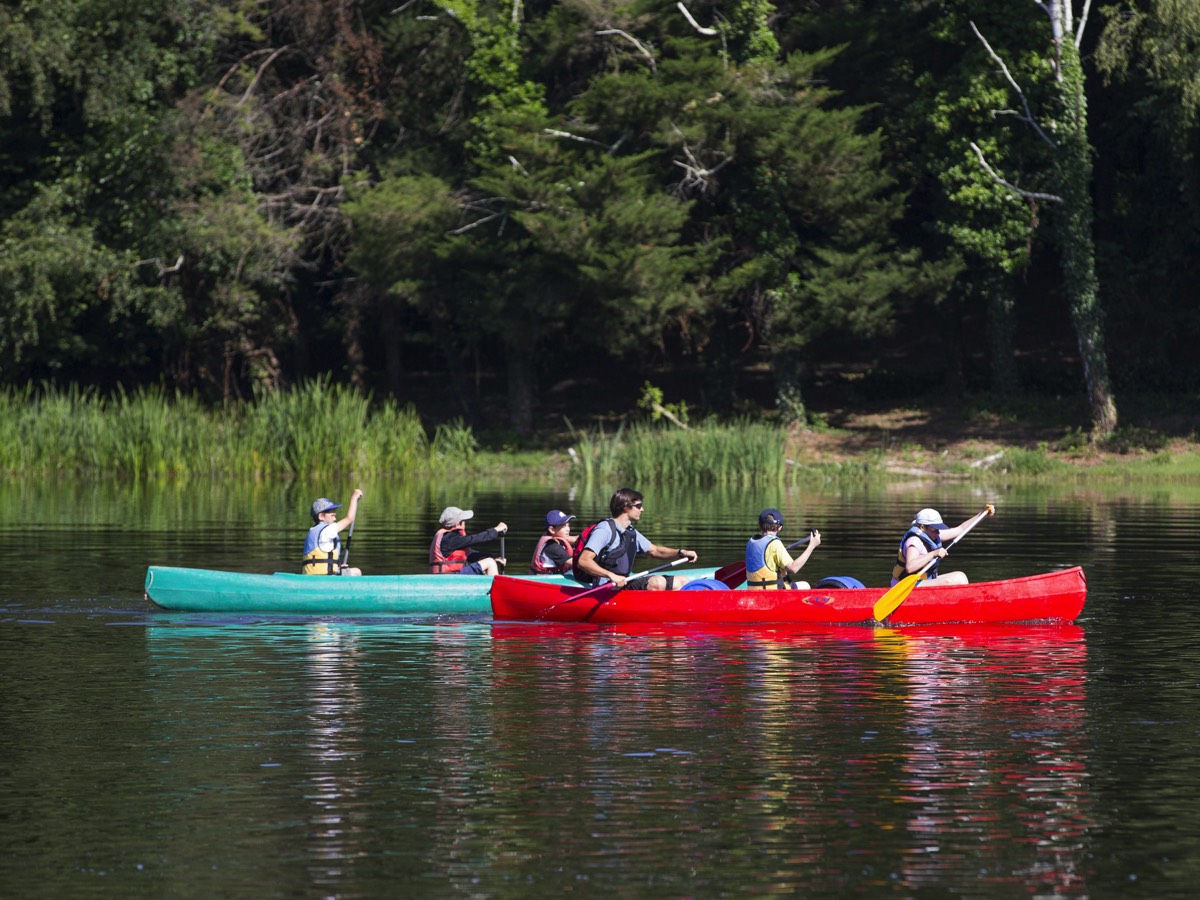 Kayaks on the Lake at Mervent