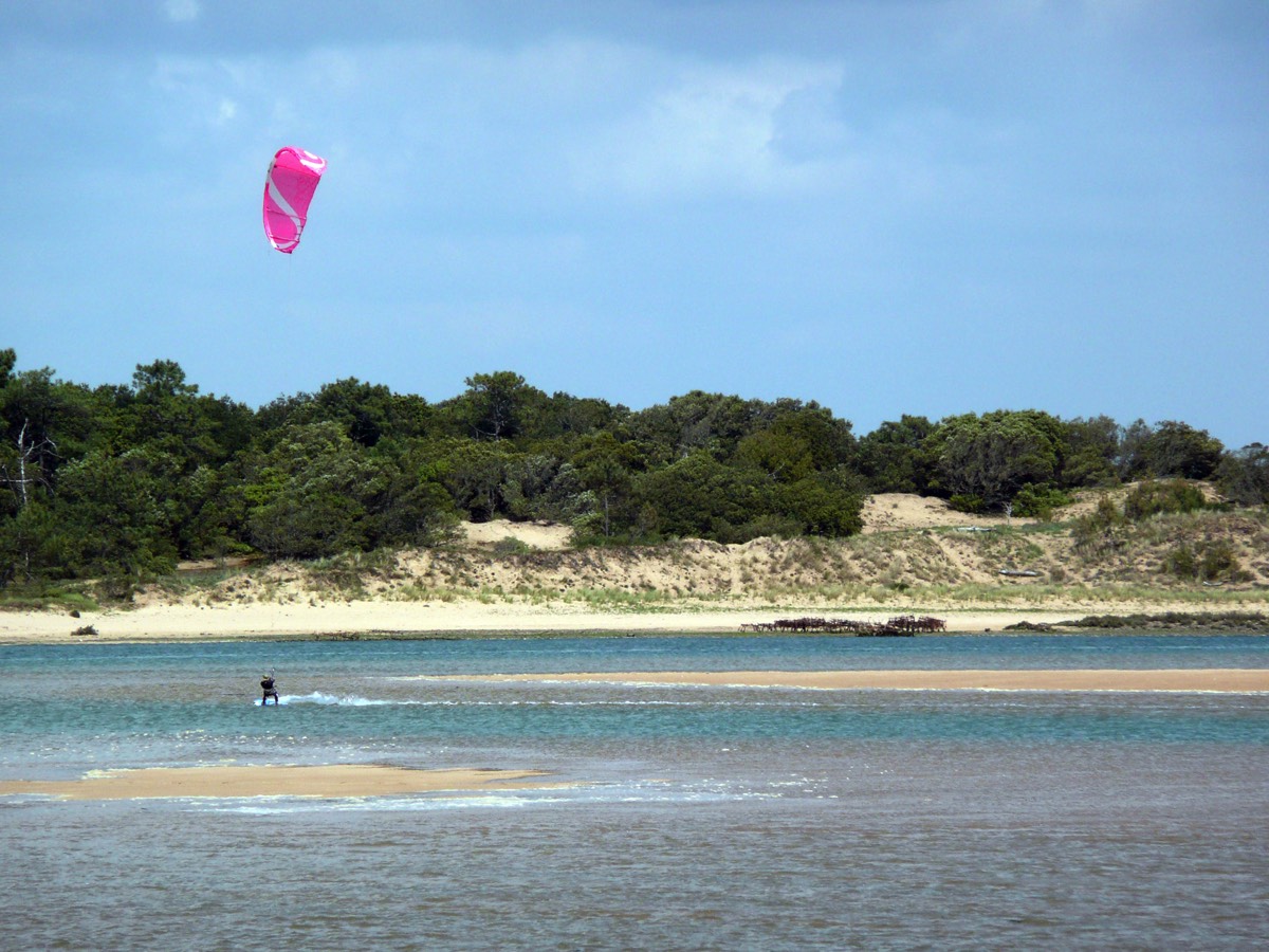 Kite Surfing at Veillon Plage
